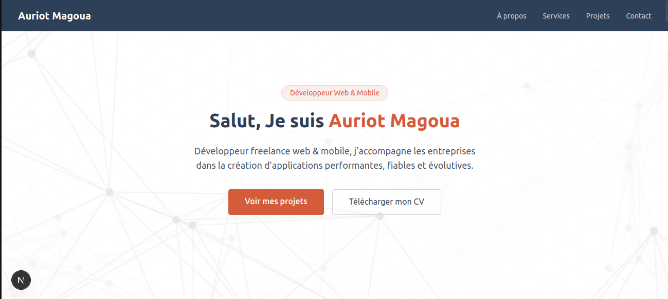 Portfolio Développeur