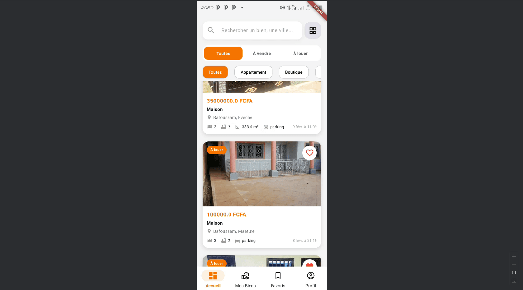 Homeya Application Immobilière